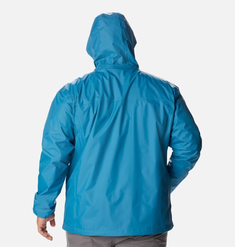 Men's Columbia Watertight II Rain Jackets Turquoise | Plus Size CA-UA380